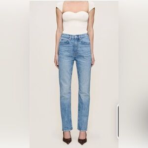 DL1961 Kristy Cigarette High Rise 29" Jeans in Meadow Lake